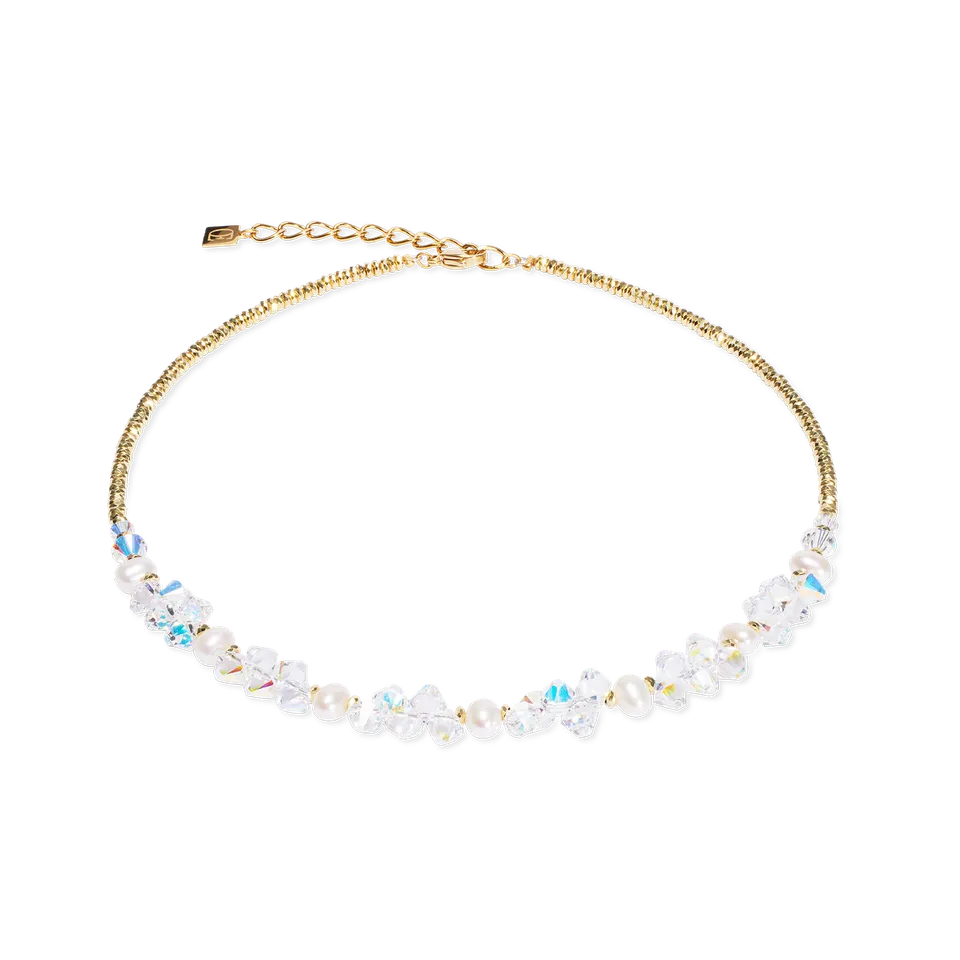 coeur-de-lion-dancing-crystals-pearls-halskette-gold-mit-s-wasserperlen image 1