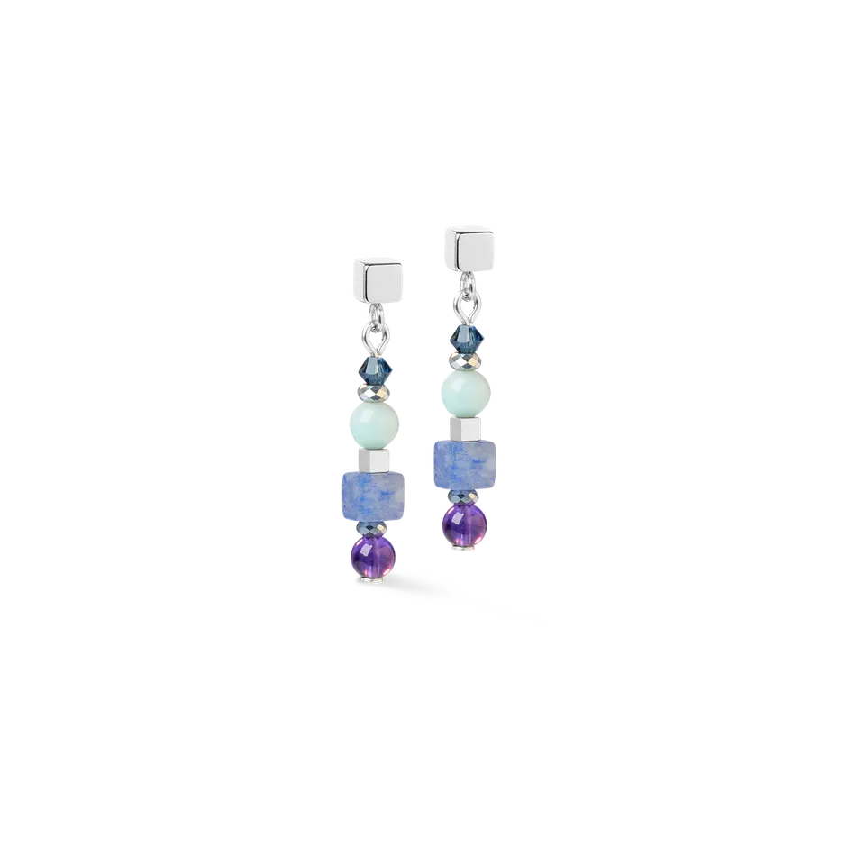 coeur-de-lion-shape-mix-spikes-ohrringe-blue-moon image 1