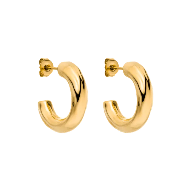 purelei-movement-ohrringe-creolen-20-mm-in-gold-silber-ros-gold image 1