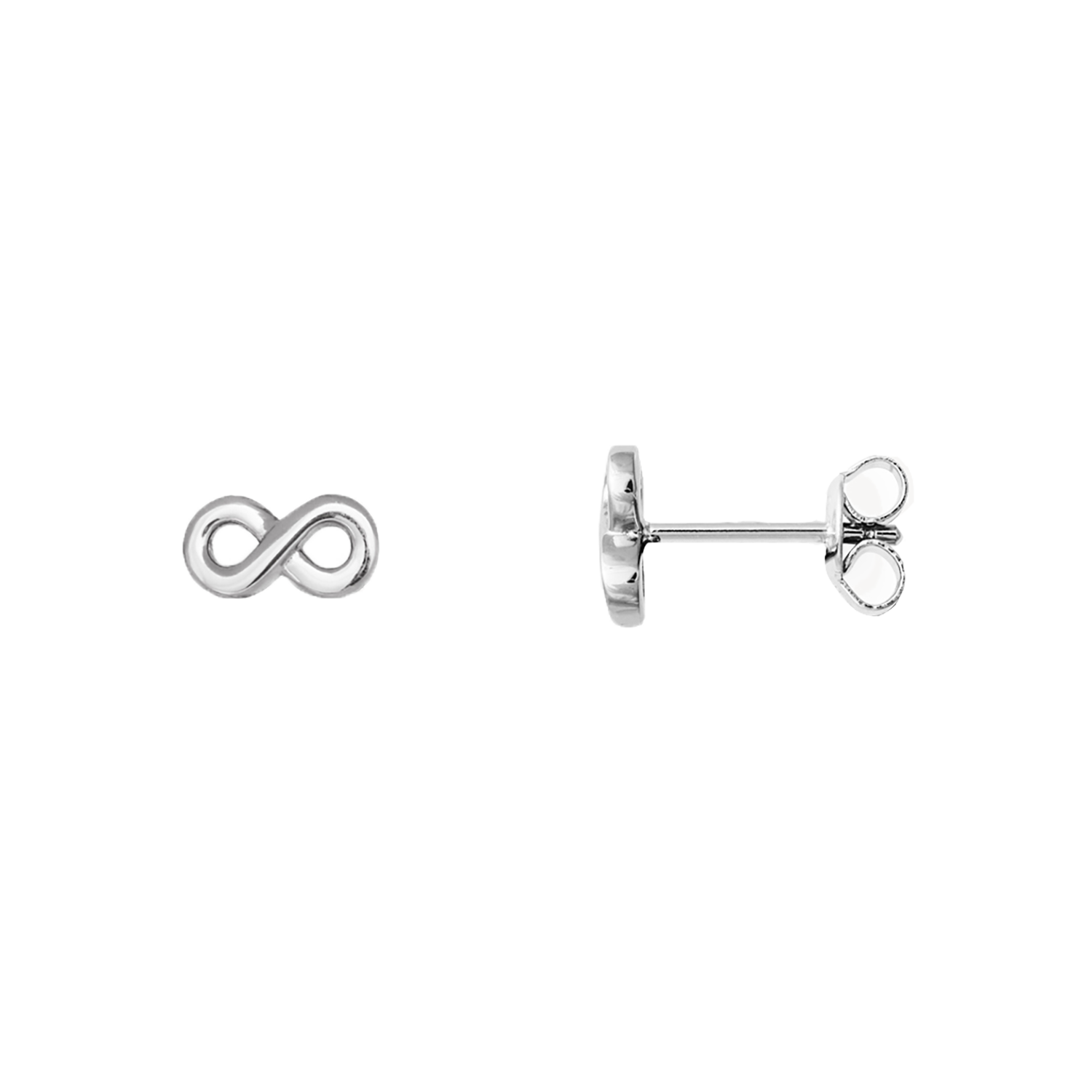 xenox-infinity-ohrringe-925-sterlingsilber-rhodiniert image 1