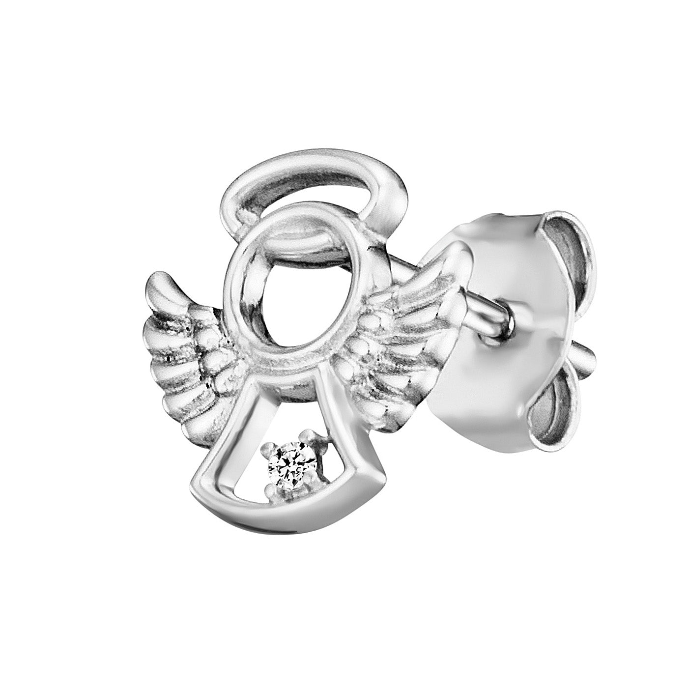 julie-julsen-kids-ohrstecker-angel-silber-925-rhodiniert-mit-wei-en-zirkonia image 4