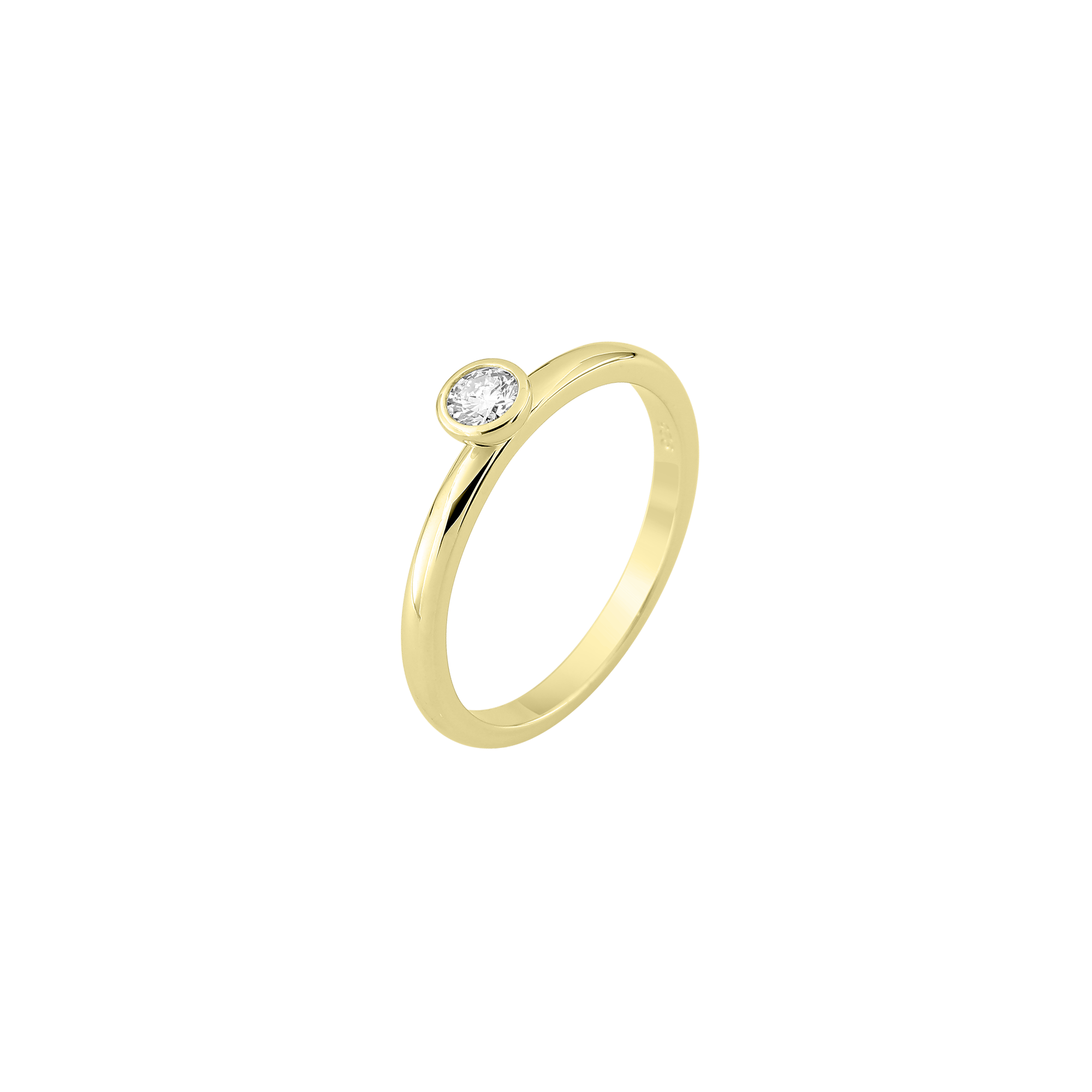 xenox-zarge-classic-ring-925-sterlingsilber-mit-lab-grown-diamonds image 1