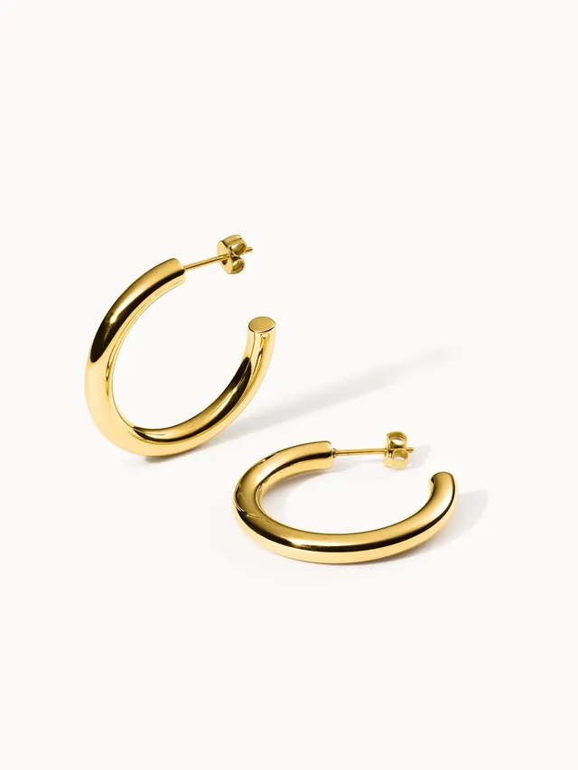 purelei-kumu-o-creolen-30-mm-basic-hoops-4-mm image 1