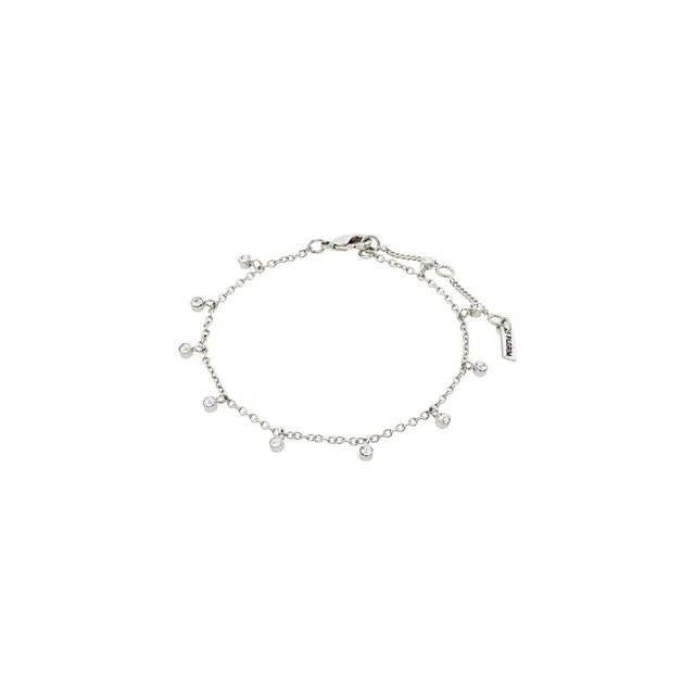 pilgrim-maja-armband-versilbert-mit-10-crystal-tropfen image 1