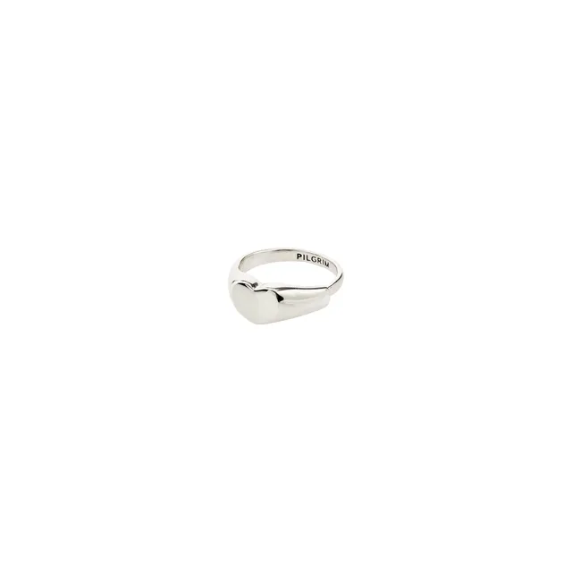 pilgrim-arin-ring-versilbert-verstellbar-mit-herz image 1