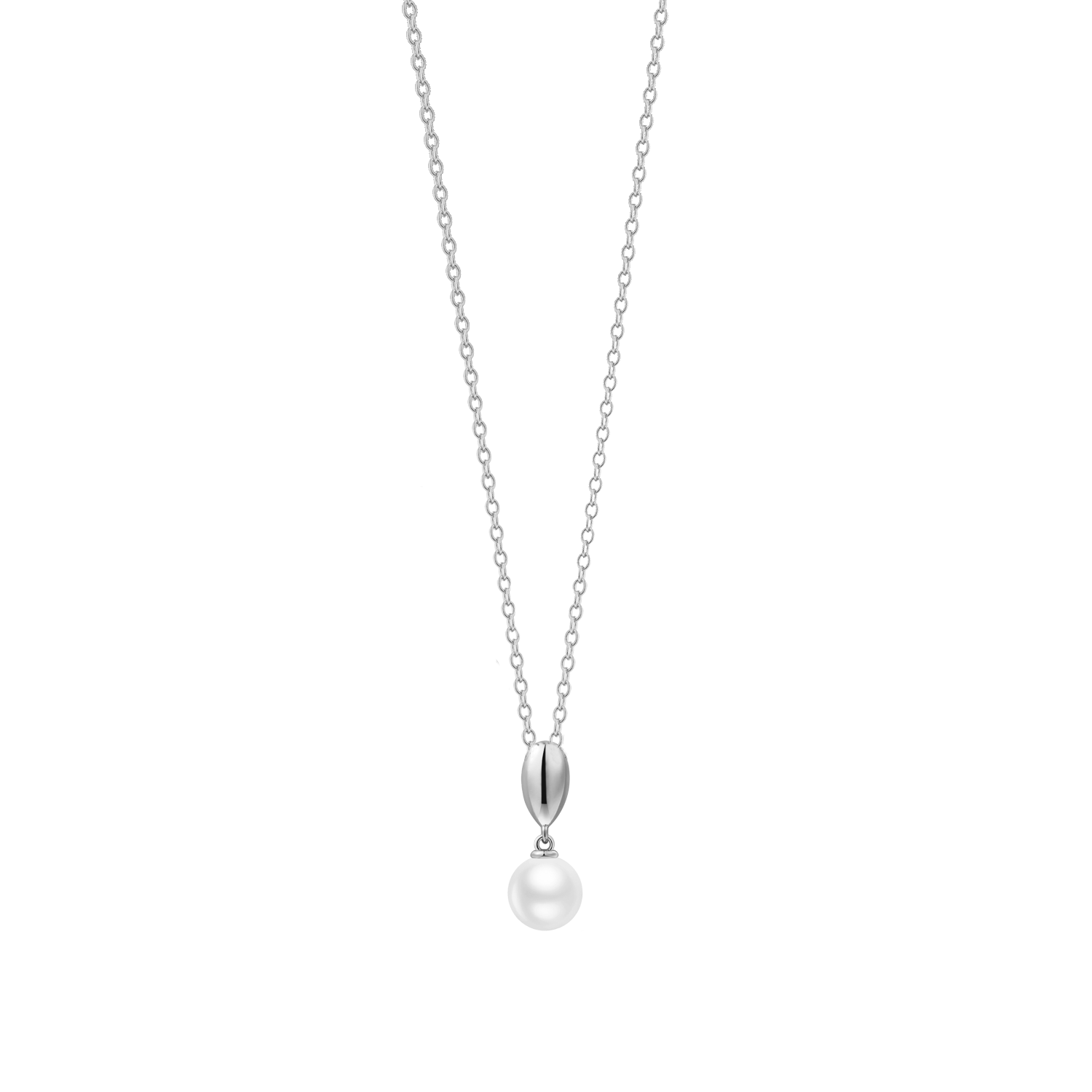 xenox-cloud-halskette-925-sterlingsilber-rhodiniert-mit-perle image 1