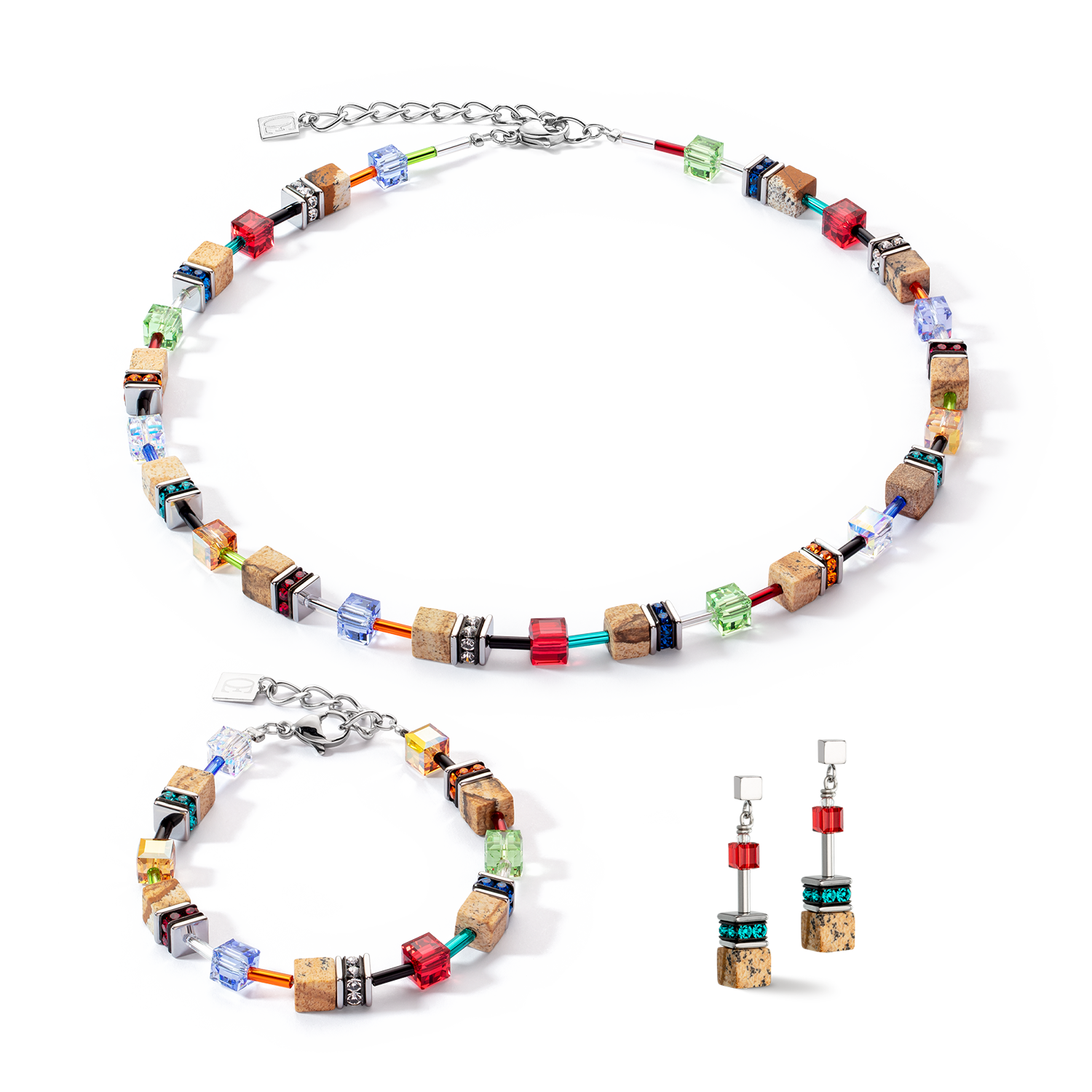 coeur-de-lion-geocube-iconic-nature-armband-multicolor-braun image 3