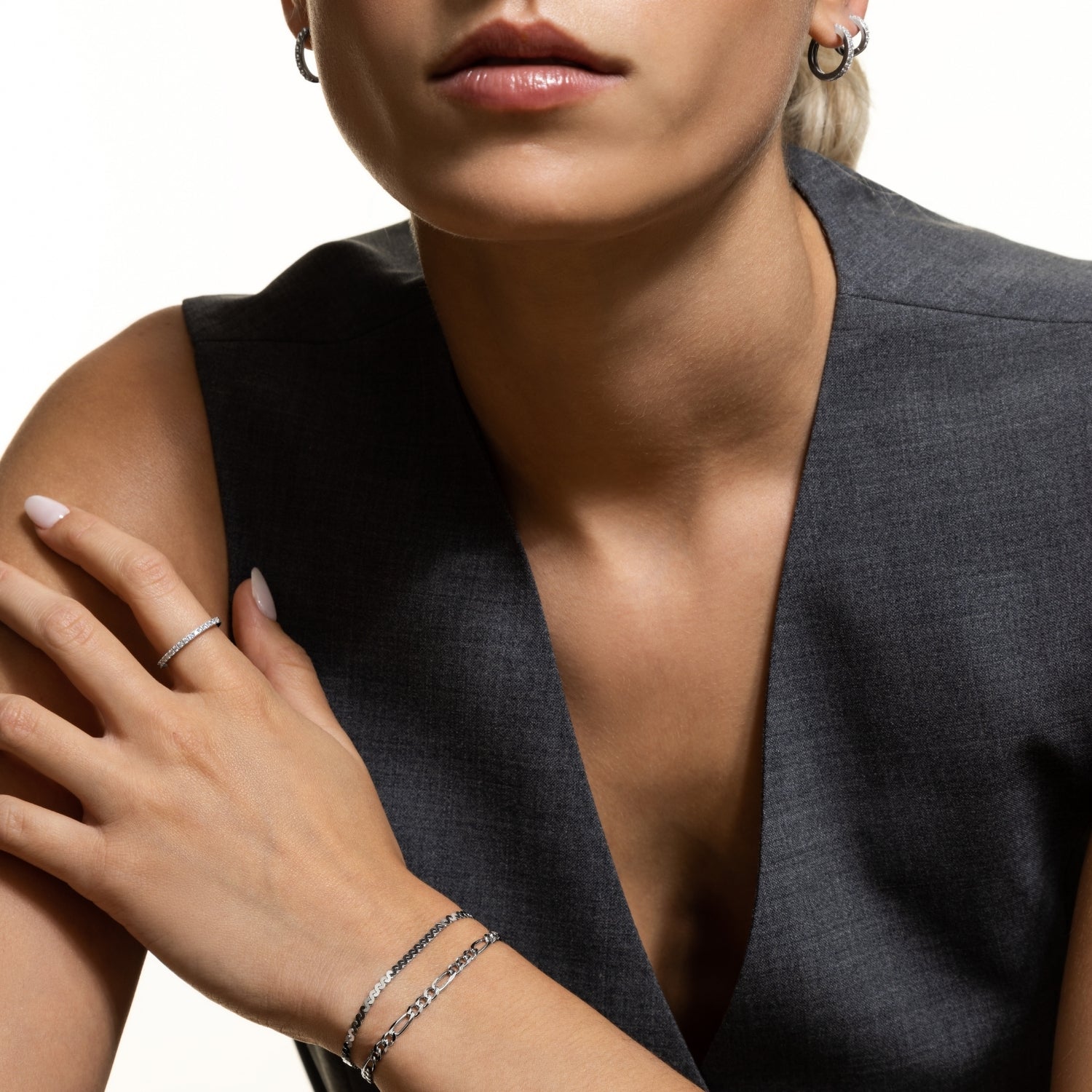 xenox-basic-armband-925-sterlingsilber-rhodiniert-layering image 5