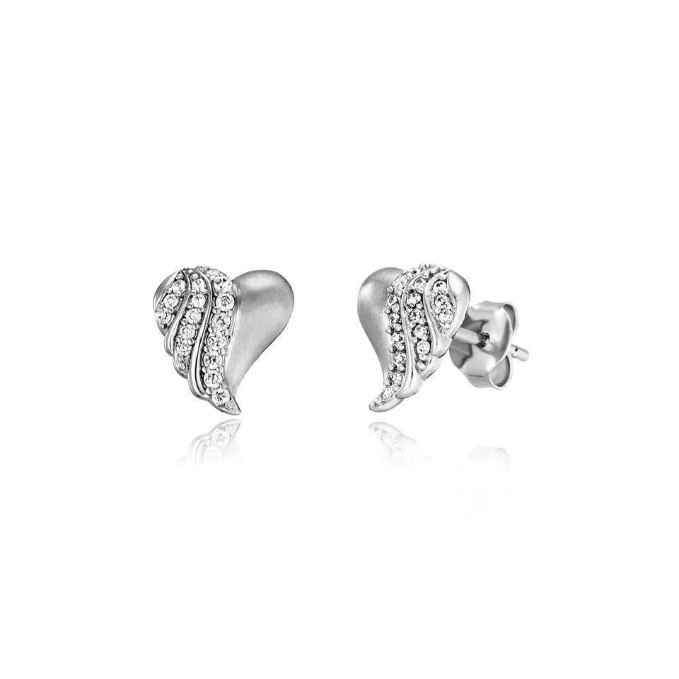 julie-julsen-heart-ohrstecker-silber-rhodiniert-32-wei-e-zirkonia image 1
