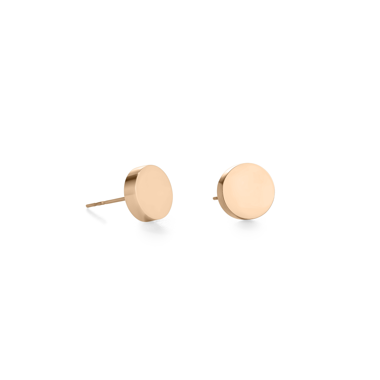 coeur-de-lion-ohrringe-rund-edelstahl-ros-gold-0-8-cm image 1