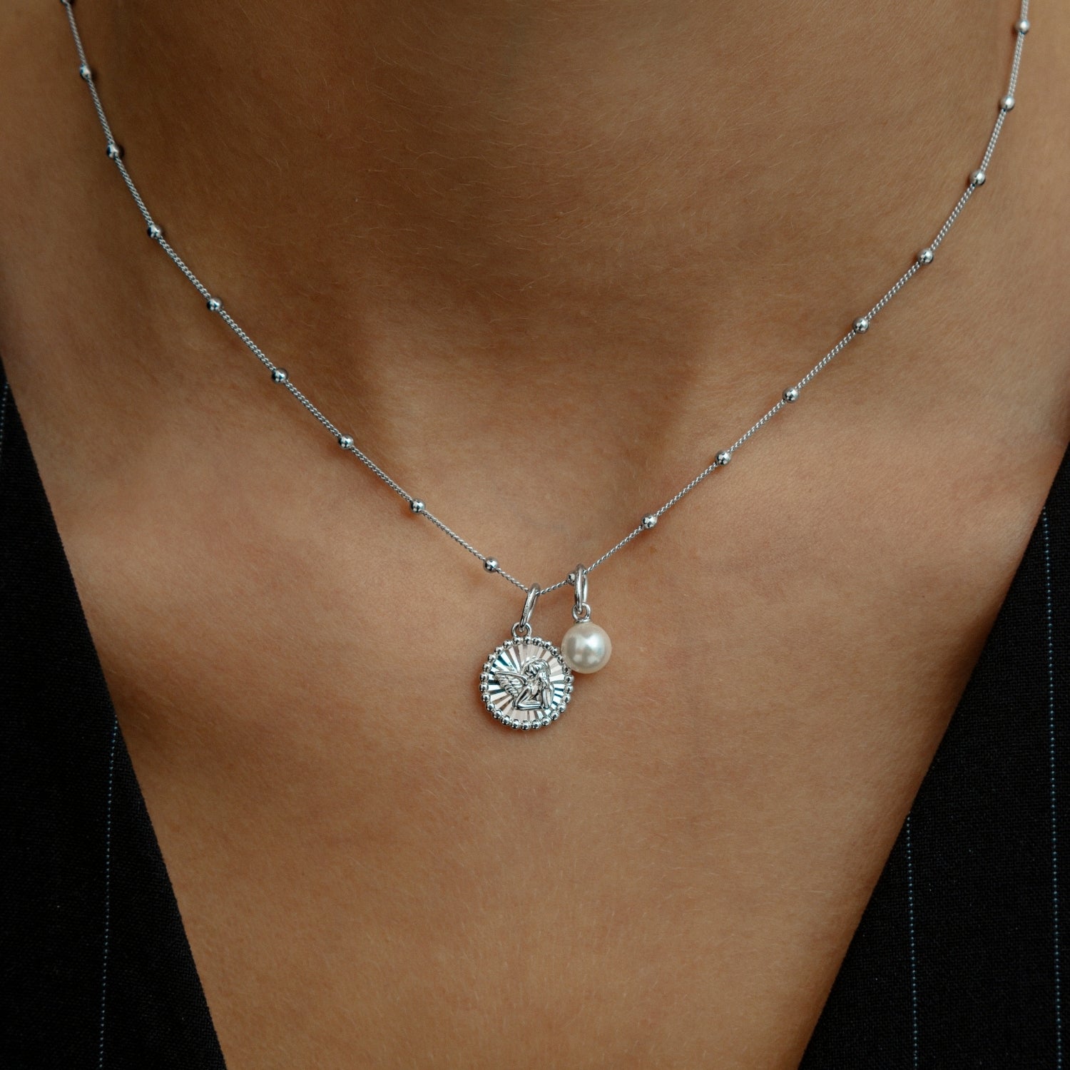 xenox-schutzengel-charm-xs10531-925-sterlingsilber-rhodiniert image 3