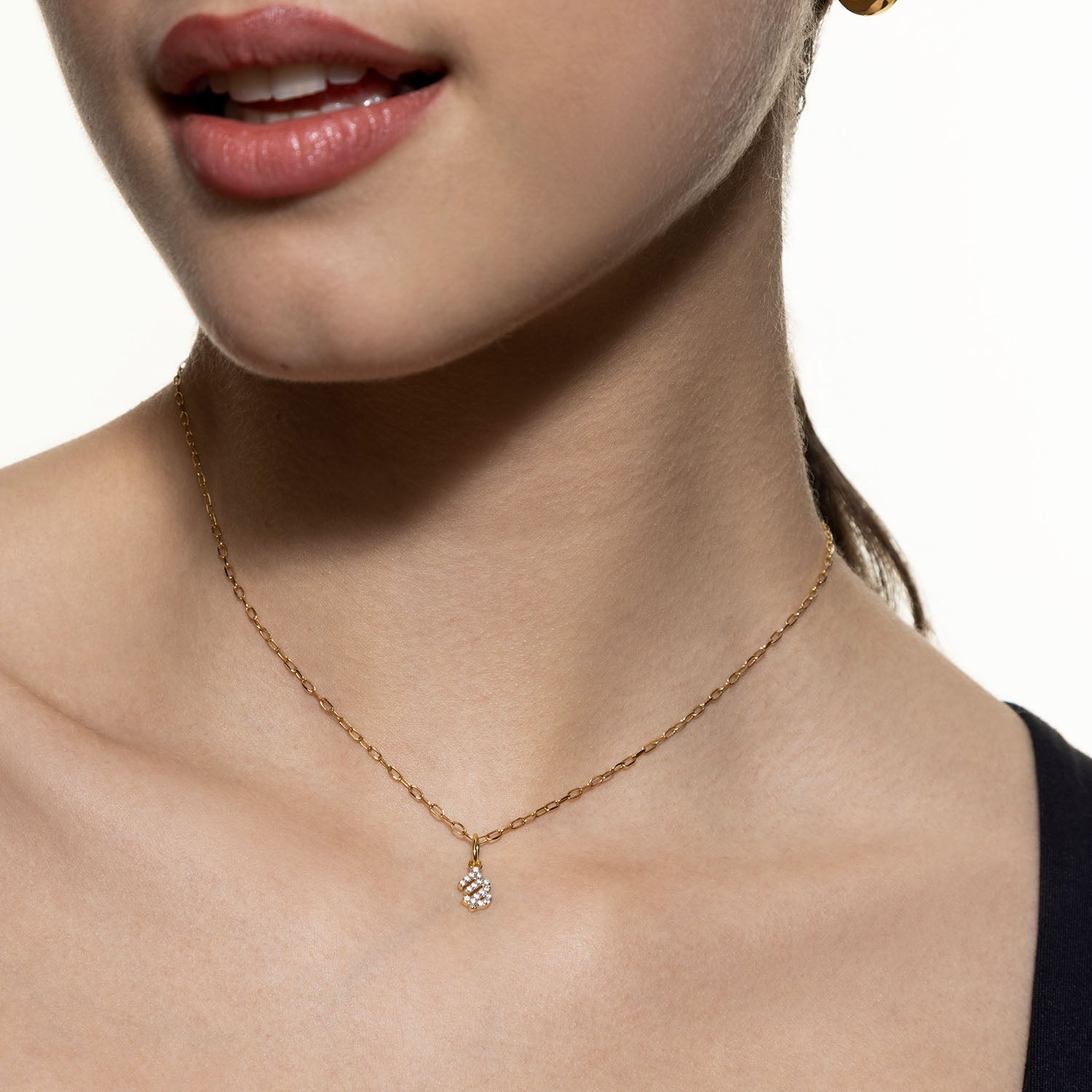 xenox-jungfrau-charm-925-sterlingsilber-18k-vergoldung-mit-zirkonia image 3