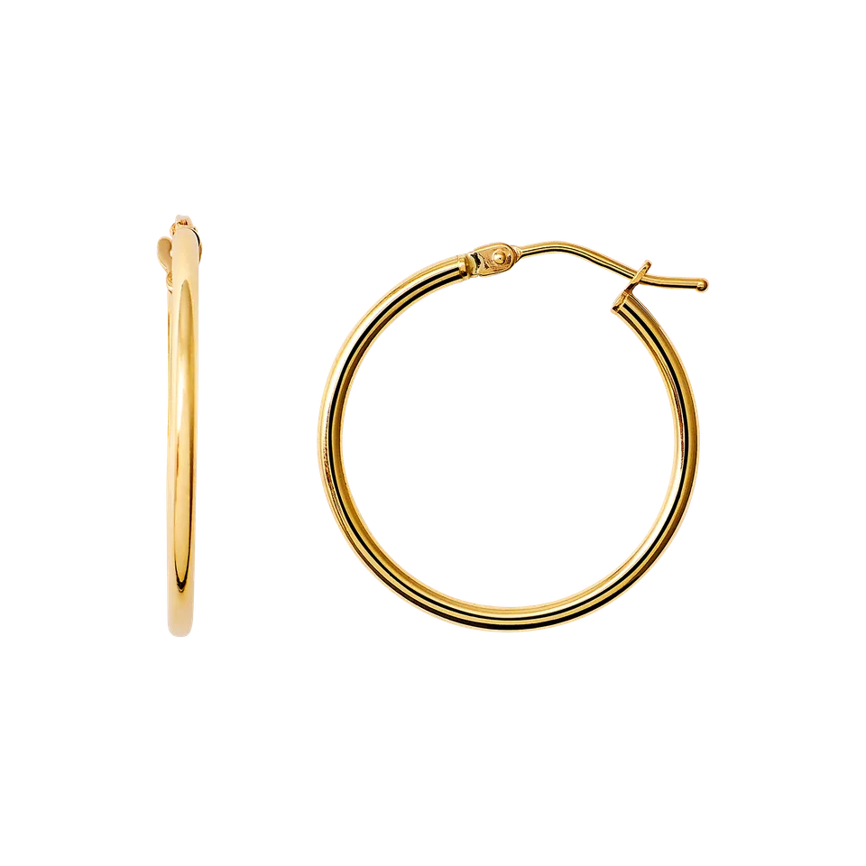 xenox-fine-basic-creolen-585-gelbgold-xg14k6009g image 1