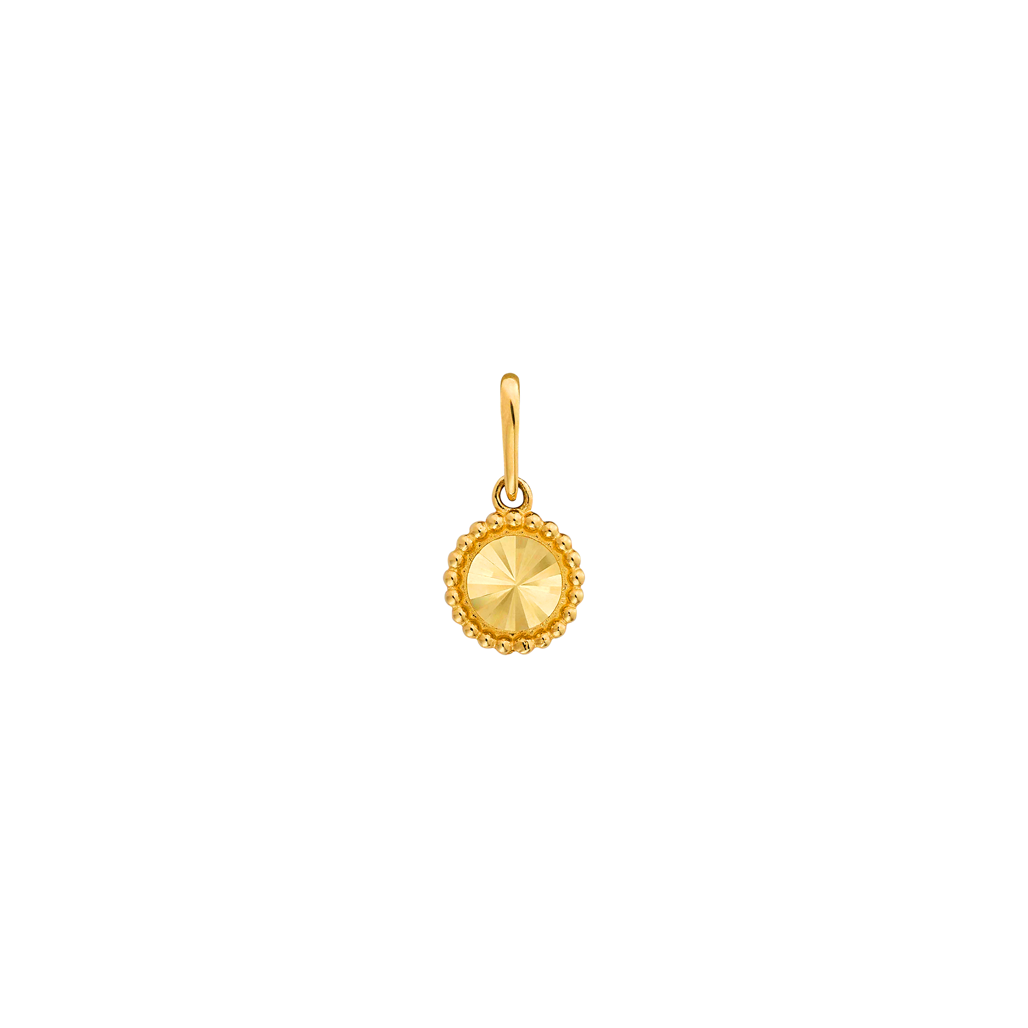 xenox-fine-round-dot-anh-nger-585-gelbgold image 1