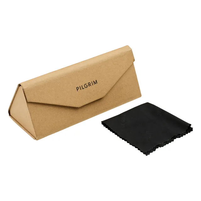 pilgrim-brillenetui-mit-logo-braun image 1