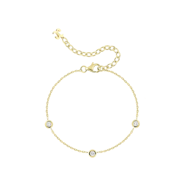 xenox-zarge-trio-armband-925-sterlingsilber-mit-lab-grown-diamonds-xl7005g image 1