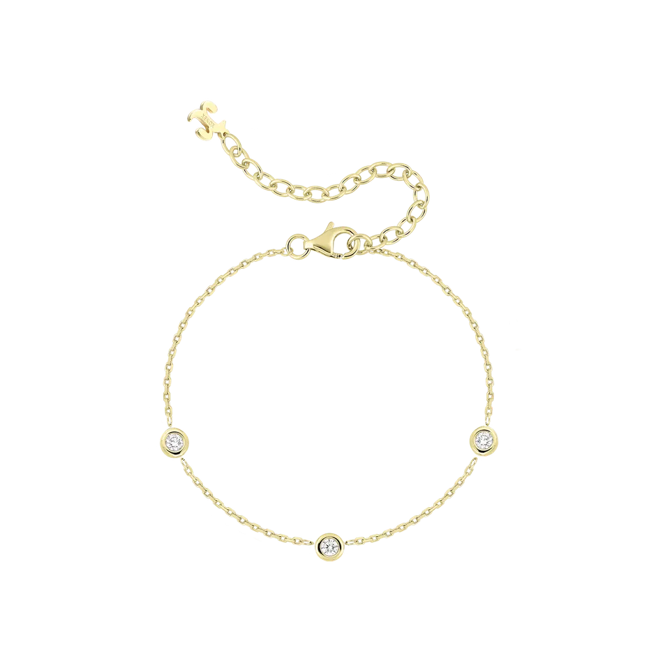 xenox-zarge-trio-armband-925-sterlingsilber-mit-lab-grown-diamonds-xl7005g image 1