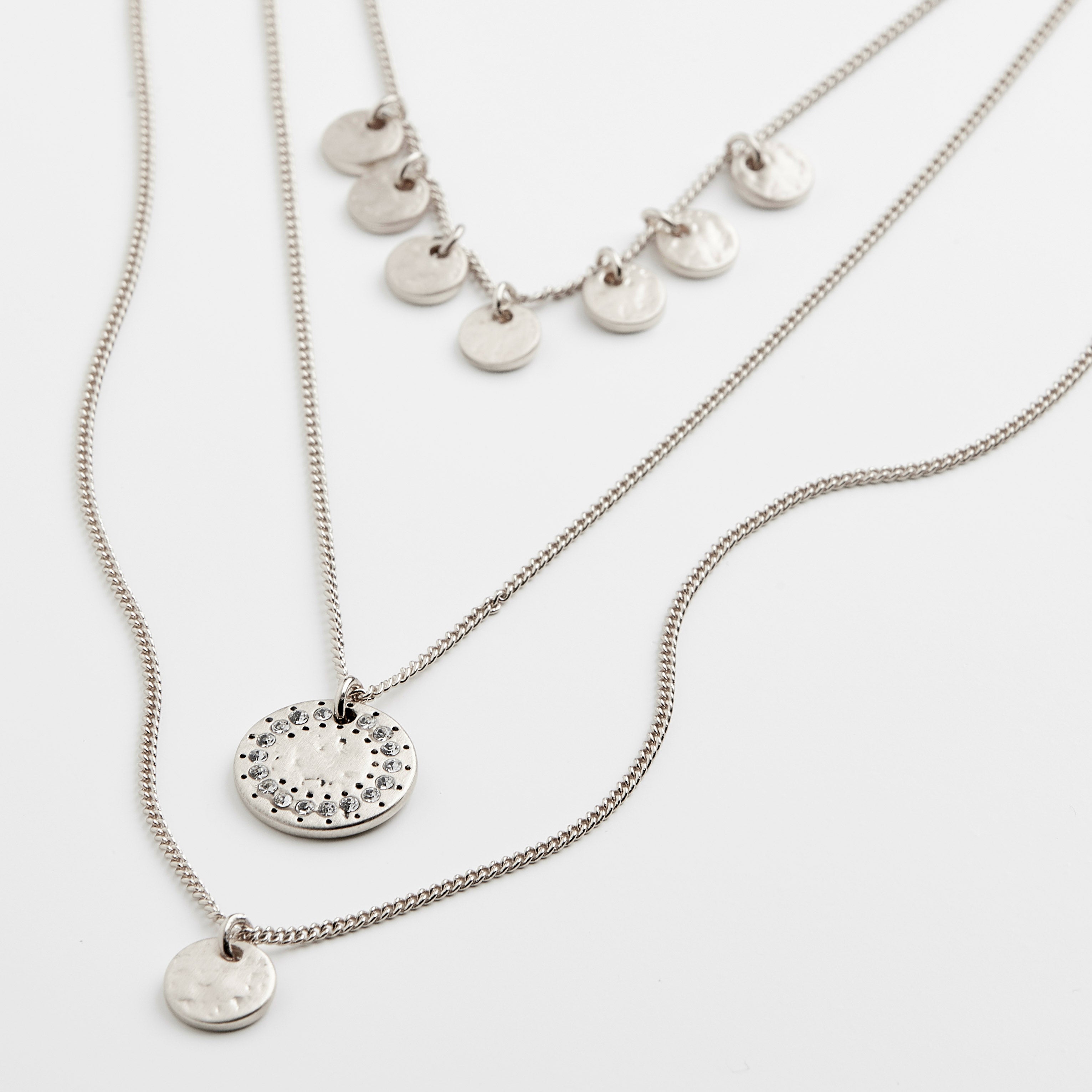 pilgrim-arden-3-in-1-kristall-halskette-silber-plated-layer-kette image 6