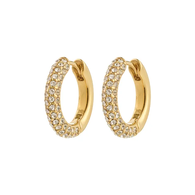 pilgrim-tatum-medium-hoops-vergoldet-mit-preciosa-kristallen image 1