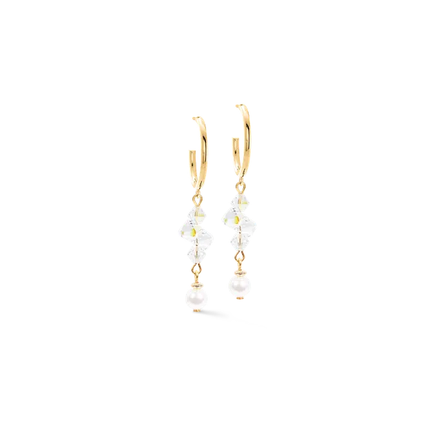 coeur-de-lion-creolen-dancing-crystals-fusion-gold-5-cm image 1