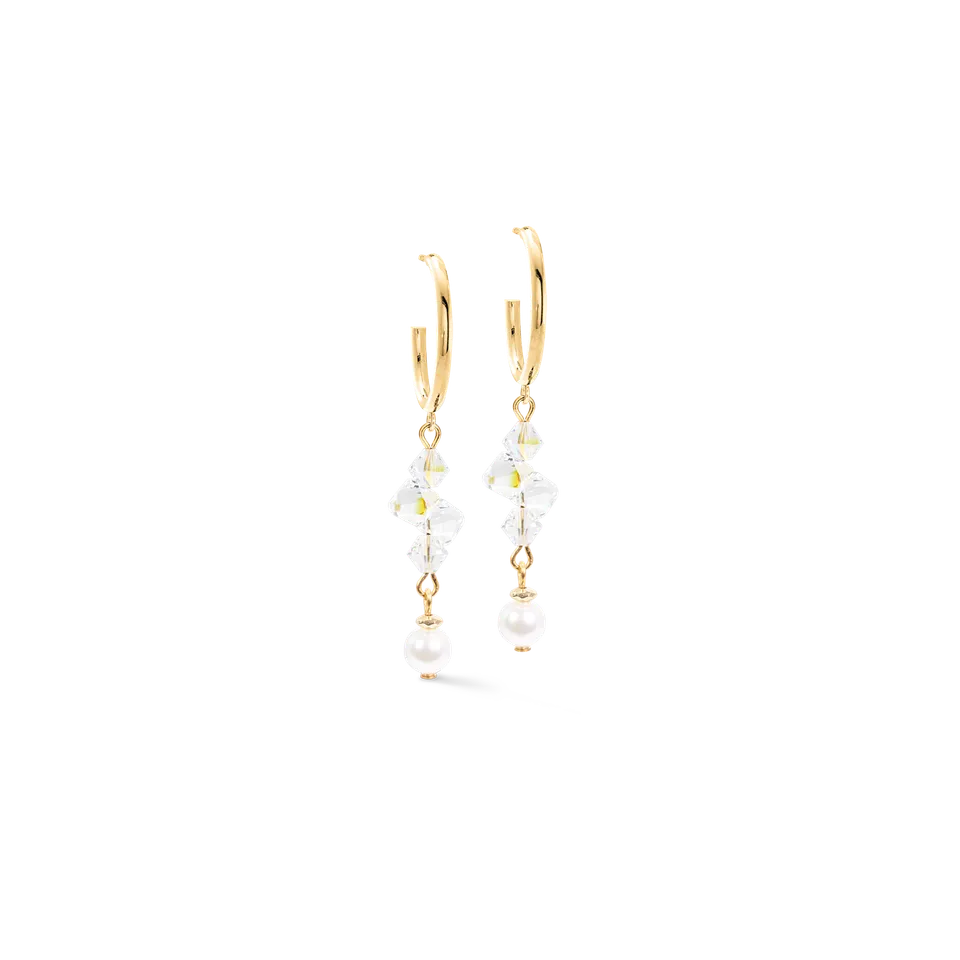 coeur-de-lion-creolen-dancing-crystals-fusion-gold-5-cm image 1