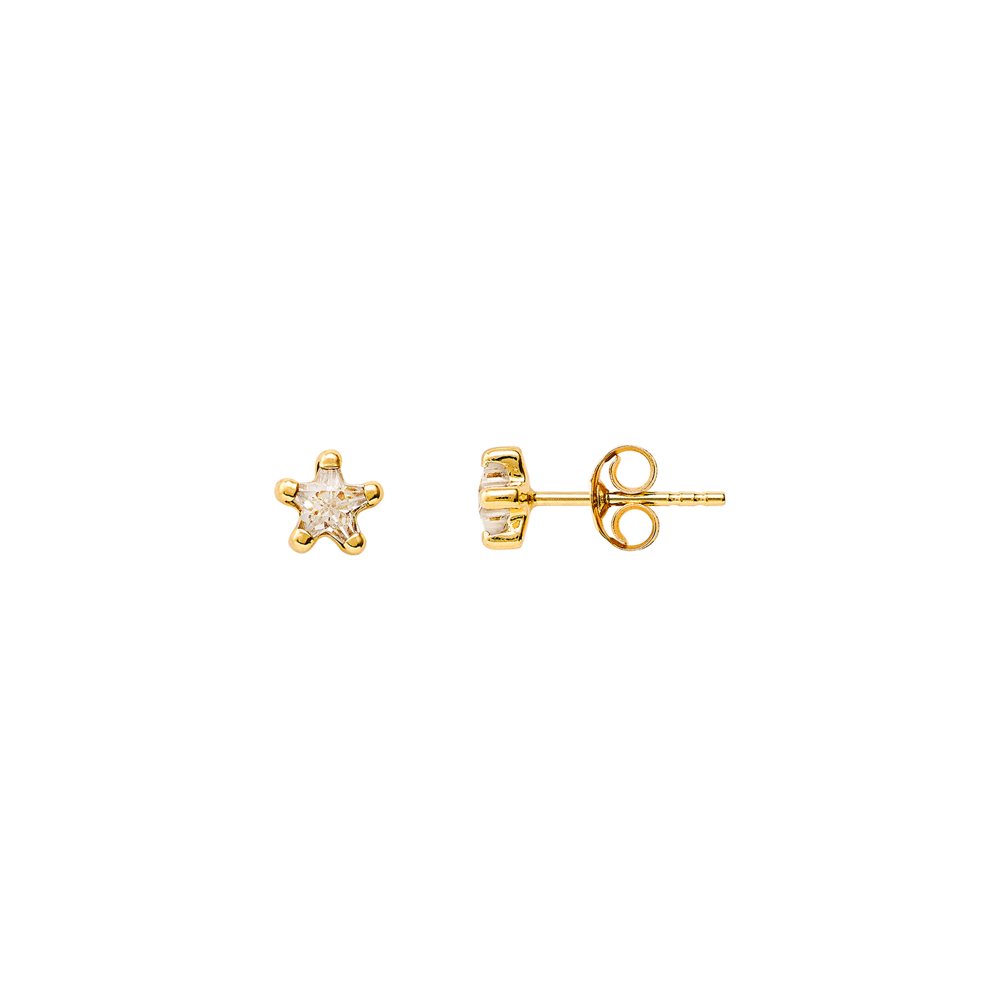 xenox-fine-ohrringe-585-gelbgold-mit-zirkonia image 1