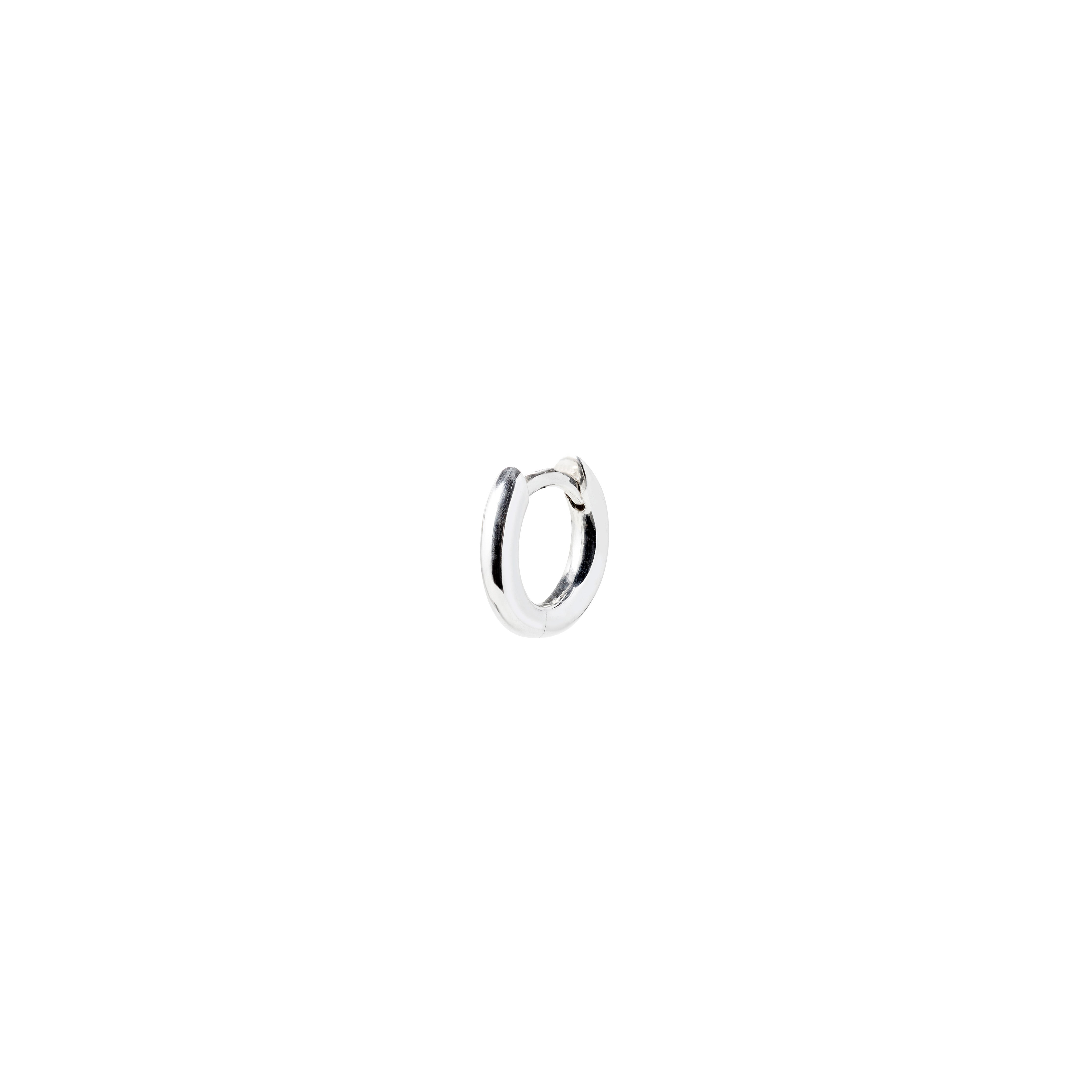 pilgrim-x-dea-era-hoop-01-mini-creole-aus-recyceltem-sterlingsilber-10-mm-single image 1