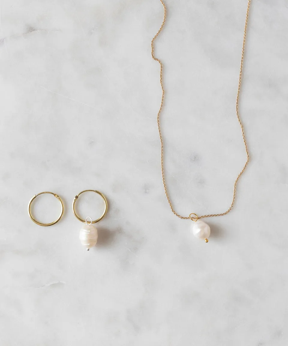 wald-berlin-sweetwater-pearl-charm-set-2-teilig-gold-silber image 1