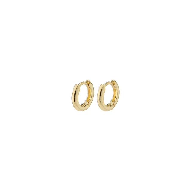 pilgrim-tyra-chunky-mini-huggie-creolen-goldplattiert image 1