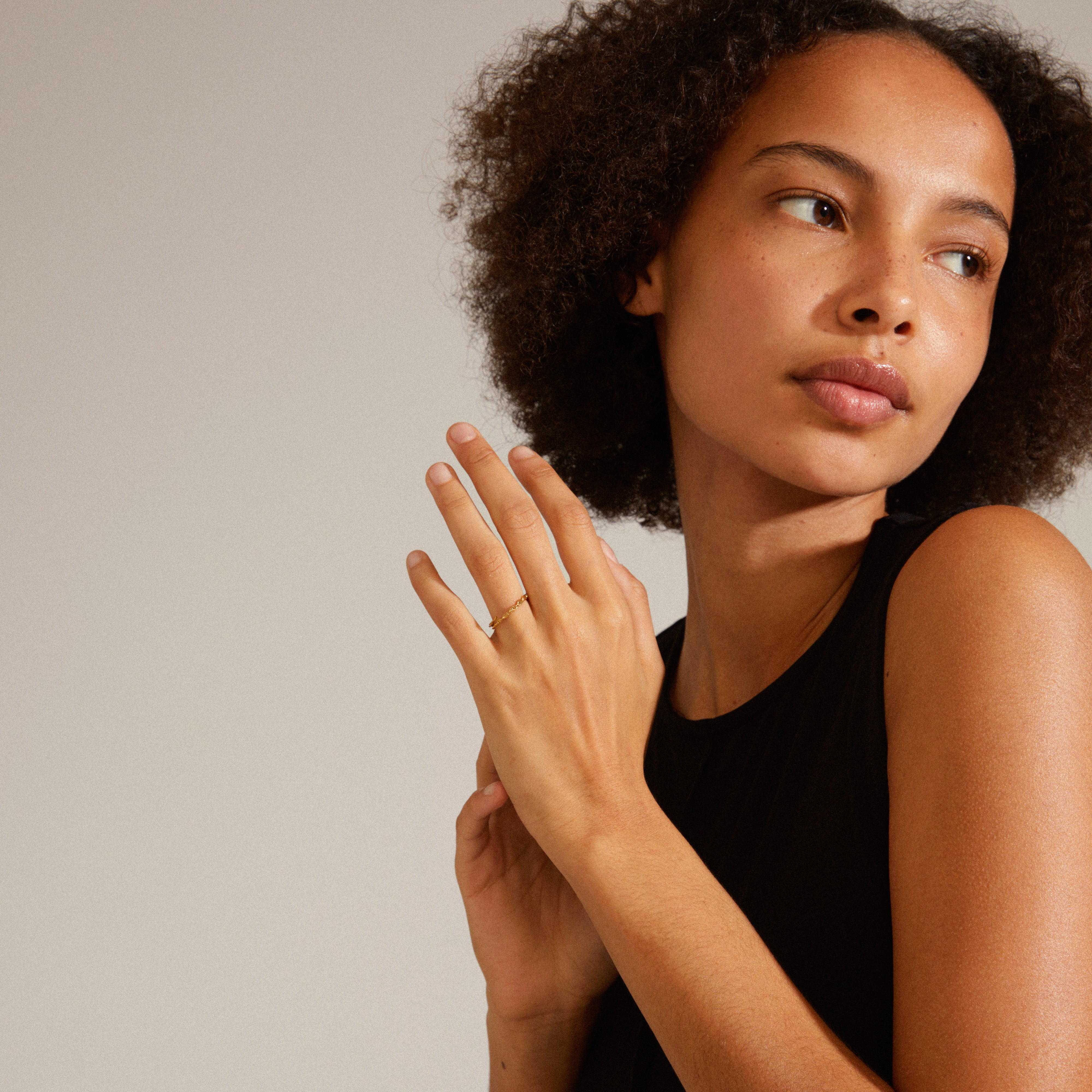 pilgrim-lulu-ketten-stacking-ring-vergoldet image 2