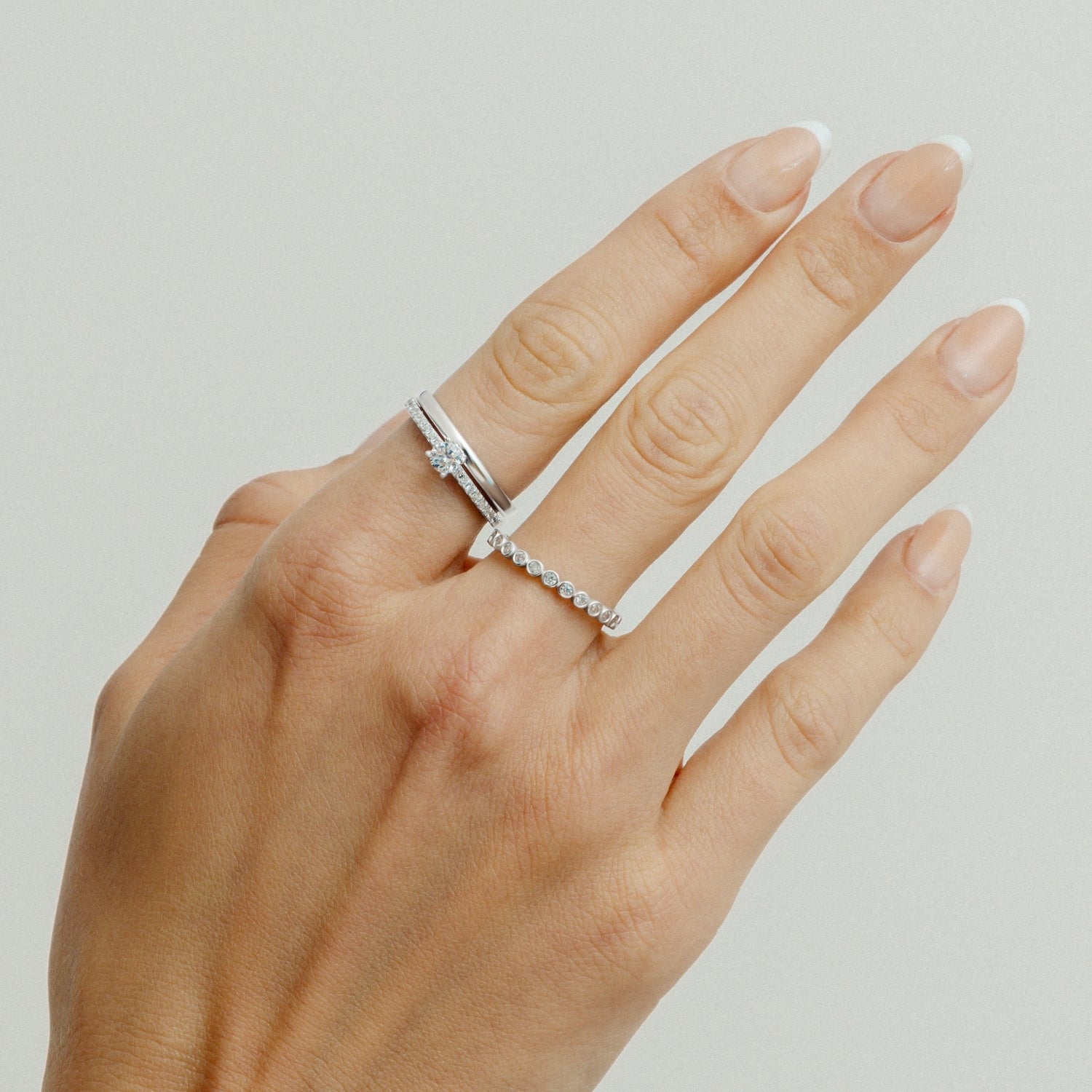 xenox-luna-ring-925-sterlingsilber-rhodiniert-memoire-zirkonia image 3