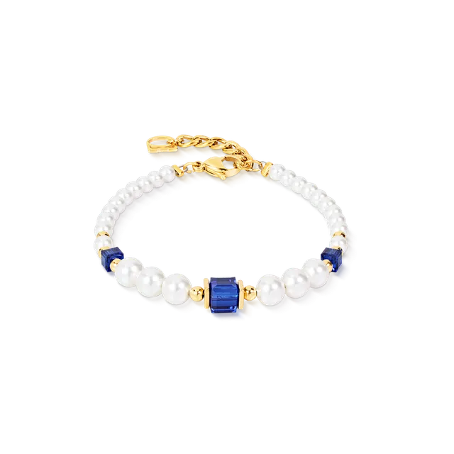 coeur-de-lion-cocktail-pearls-armband-sapphire-blau-17-5-cm image 1
