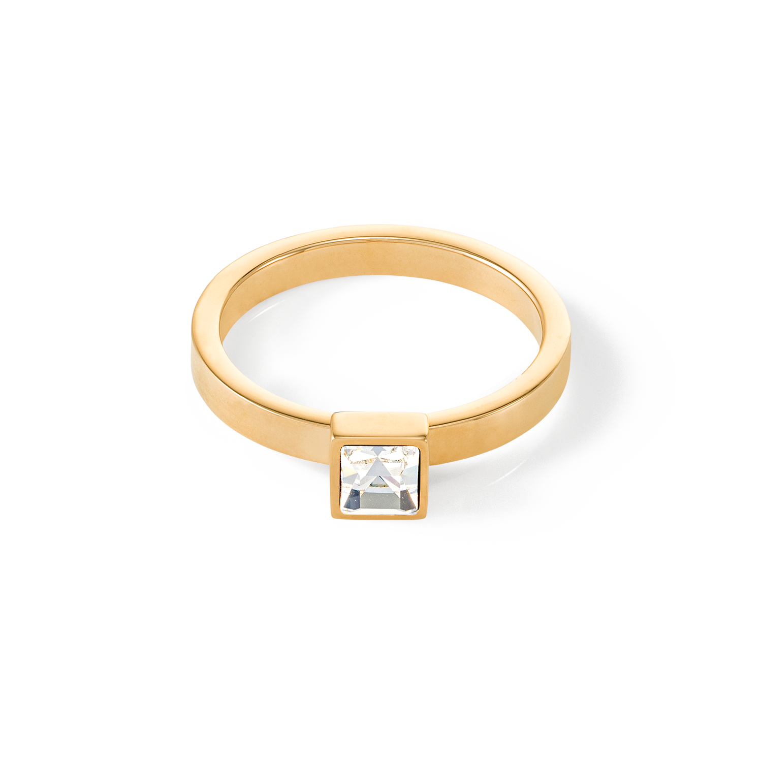 coeur-de-lion-brilliant-square-small-ring-gold-kristall image 2