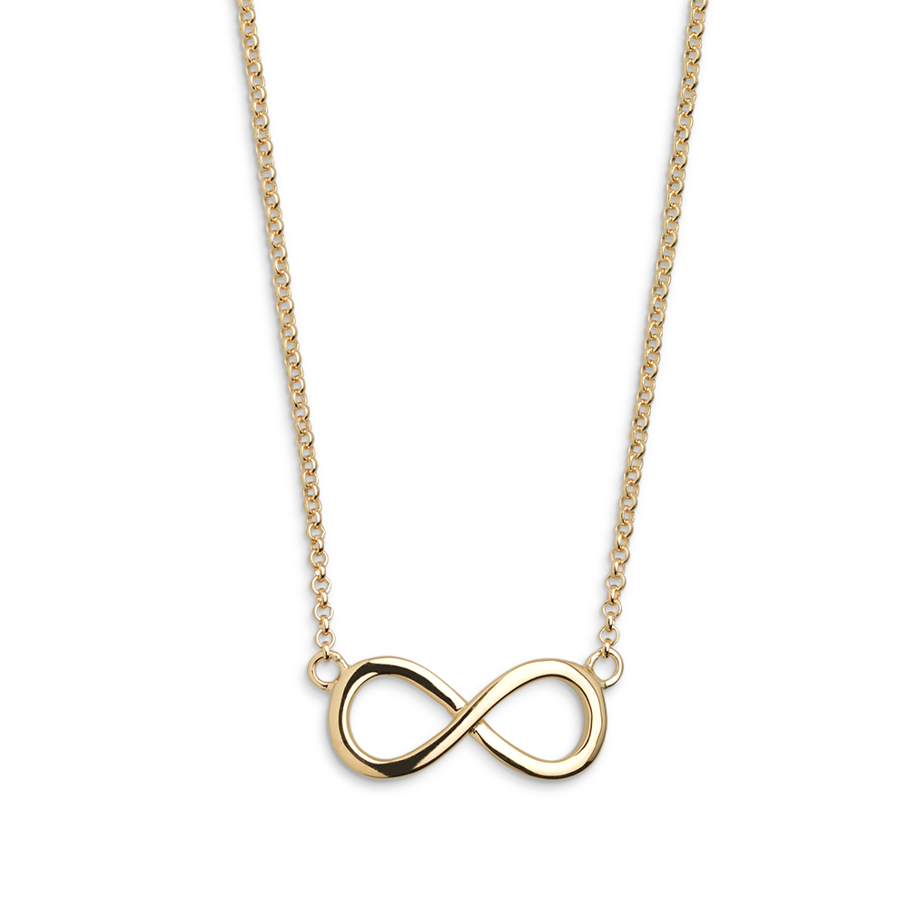 xenox-infinity-halskette-925-sterlingsilber-rhodiniert-mit-infinity-anh-nger image 2