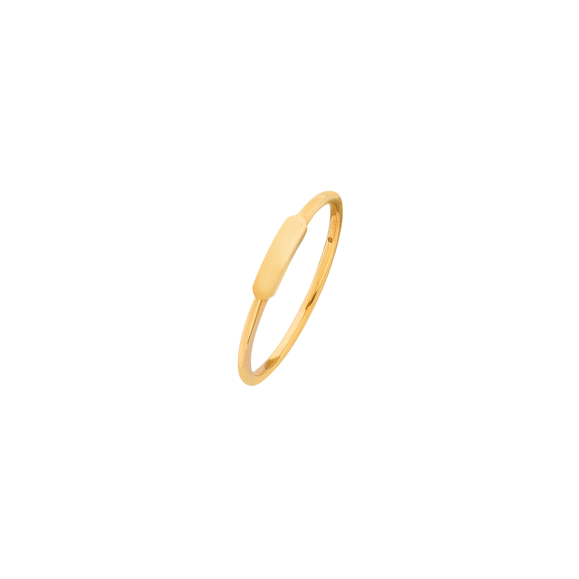 xenox-fine-tag-ring-585-gelbgold-pl-ttchenring image 1