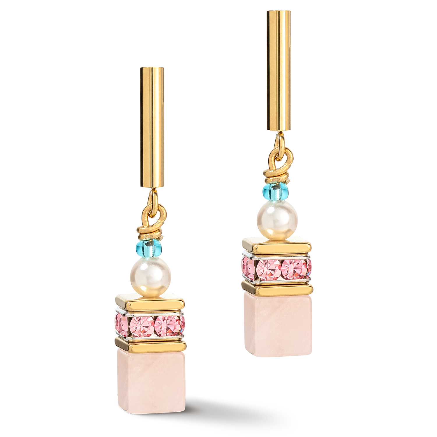 coeur-de-lion-geocube-precious-fusion-pearls-ohrringe-multicolor-pastell image 2