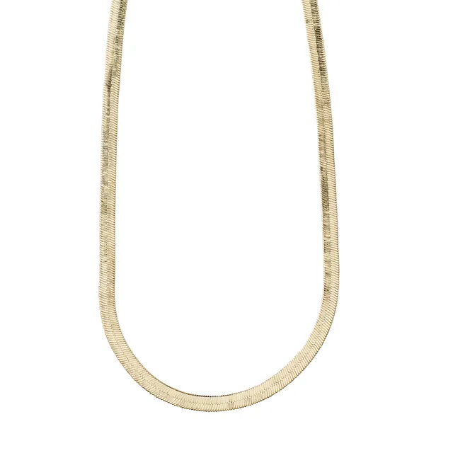 pilgrim-noreen-flach-schlangenkette-halskette-goldplattiert image 1