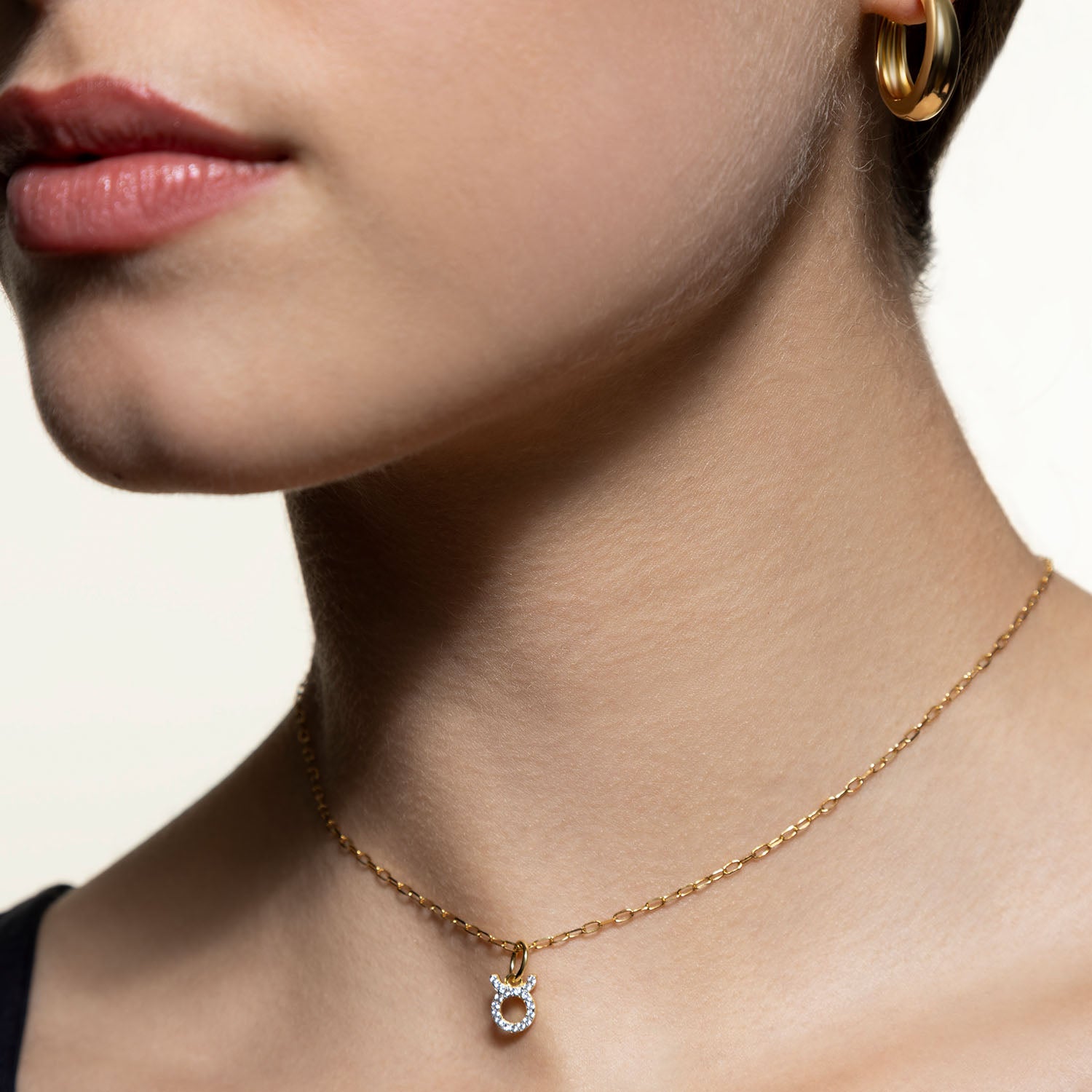 xenox-stier-charm-925-sterlingsilber-18k-vergoldet-mit-zirkonia image 5