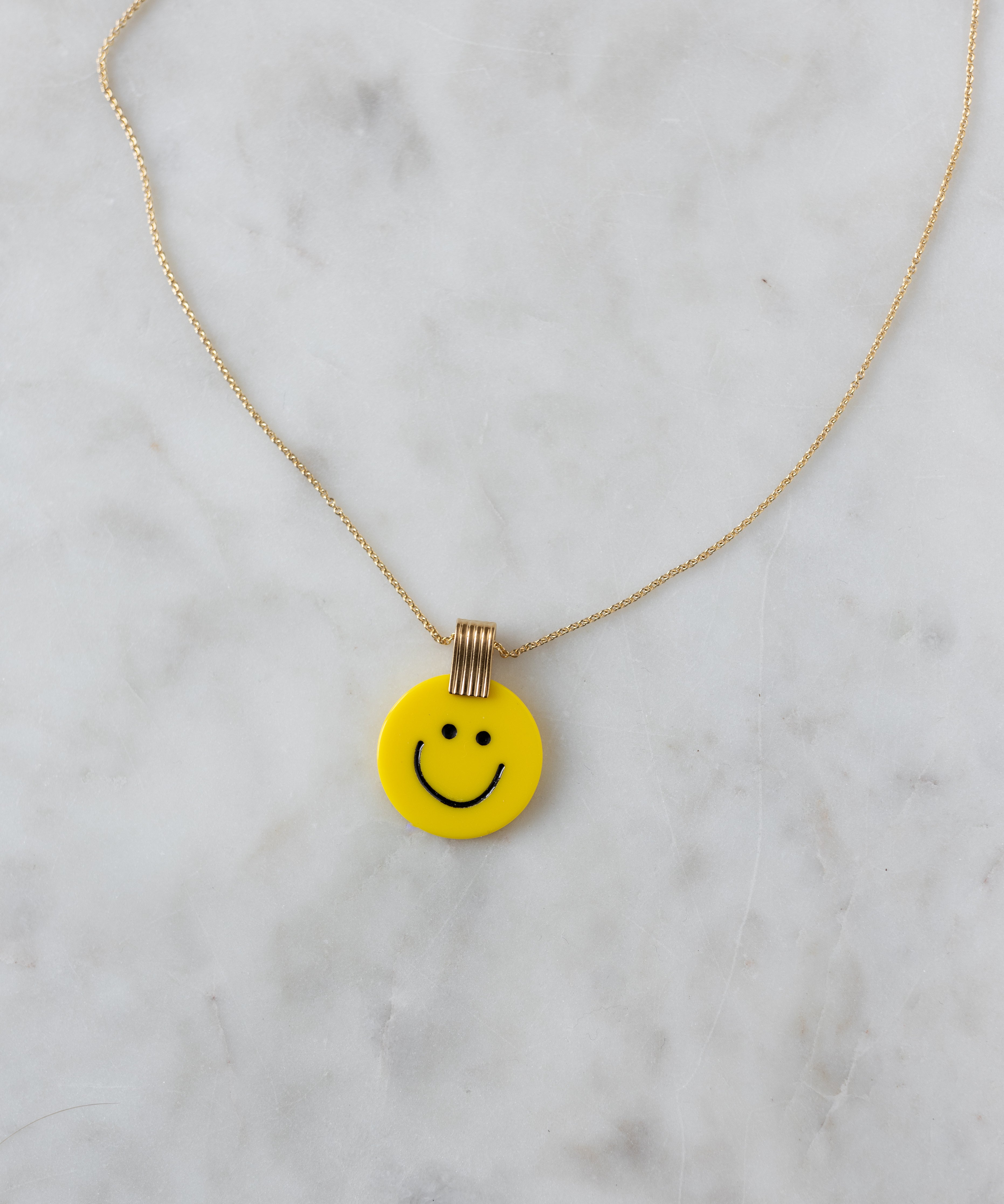 wald-berlin-smilie-dude-medaillon-halskette-yellow-43-cm image 5