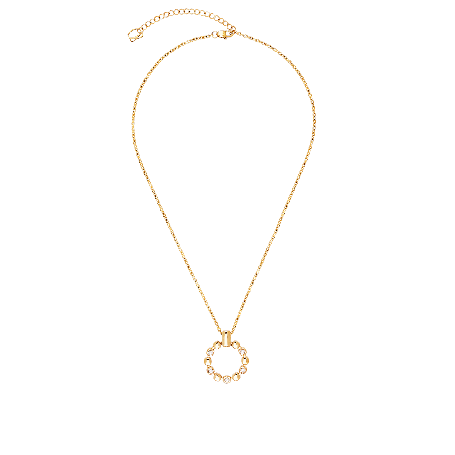 coeur-de-lion-halskette-soft-cube-circle-glow-gold-2-5-cm image 1