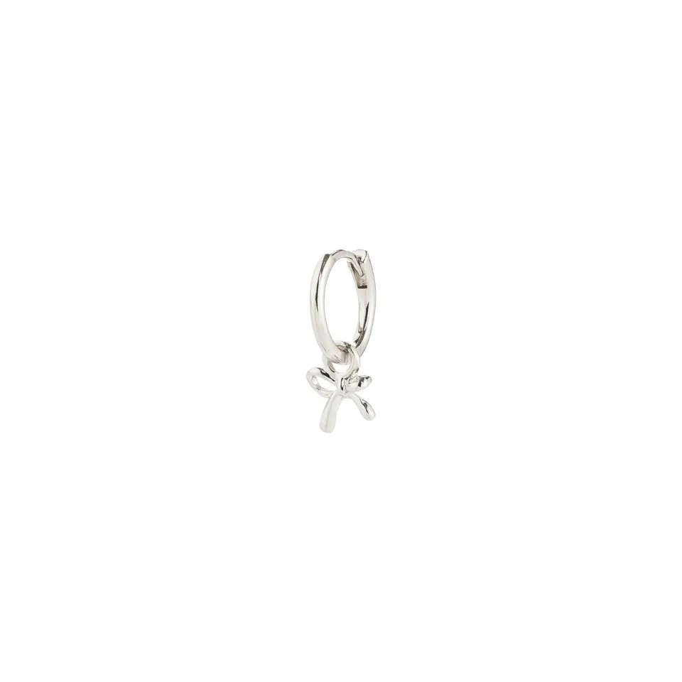 pilgrim-murphy-single-ohrring-versilbert-mit-schleife image 1