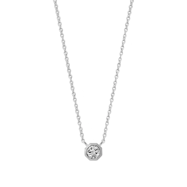 xenox-pure-essentials-halskette-925-sterlingsilber-rhodiniert-mit-zirkonia-3 image 1