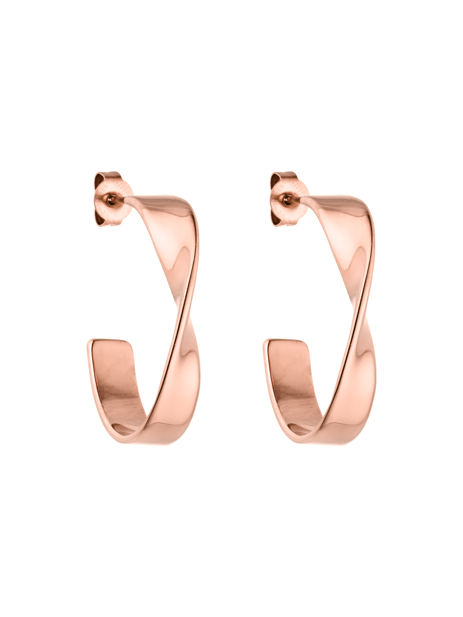 purelei-flow-ohrringe-water-flow-creolen-25-5-mm-gold image 3