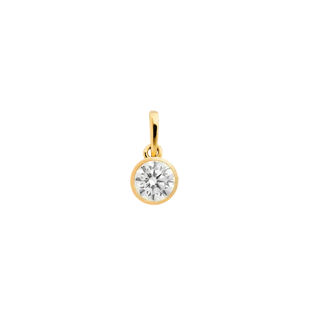 xenox-fine-zarge-midi-anh-nger-585-gelbgold-4-mm-zirkonia image 1