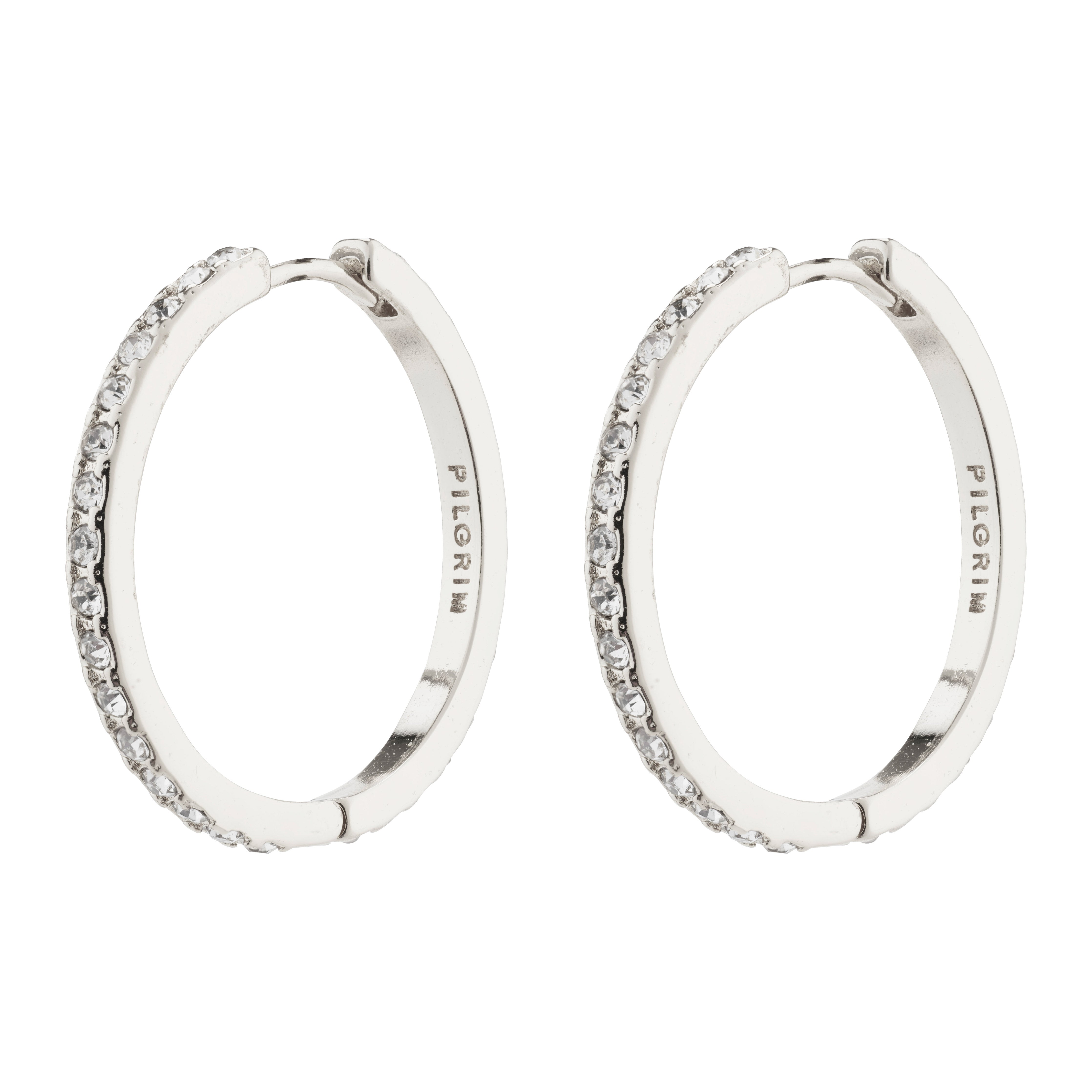 pilgrim-ebna-maxi-crystal-hoops-versilbert-preciosa-kristalle-mit-snap-verschlus image 1
