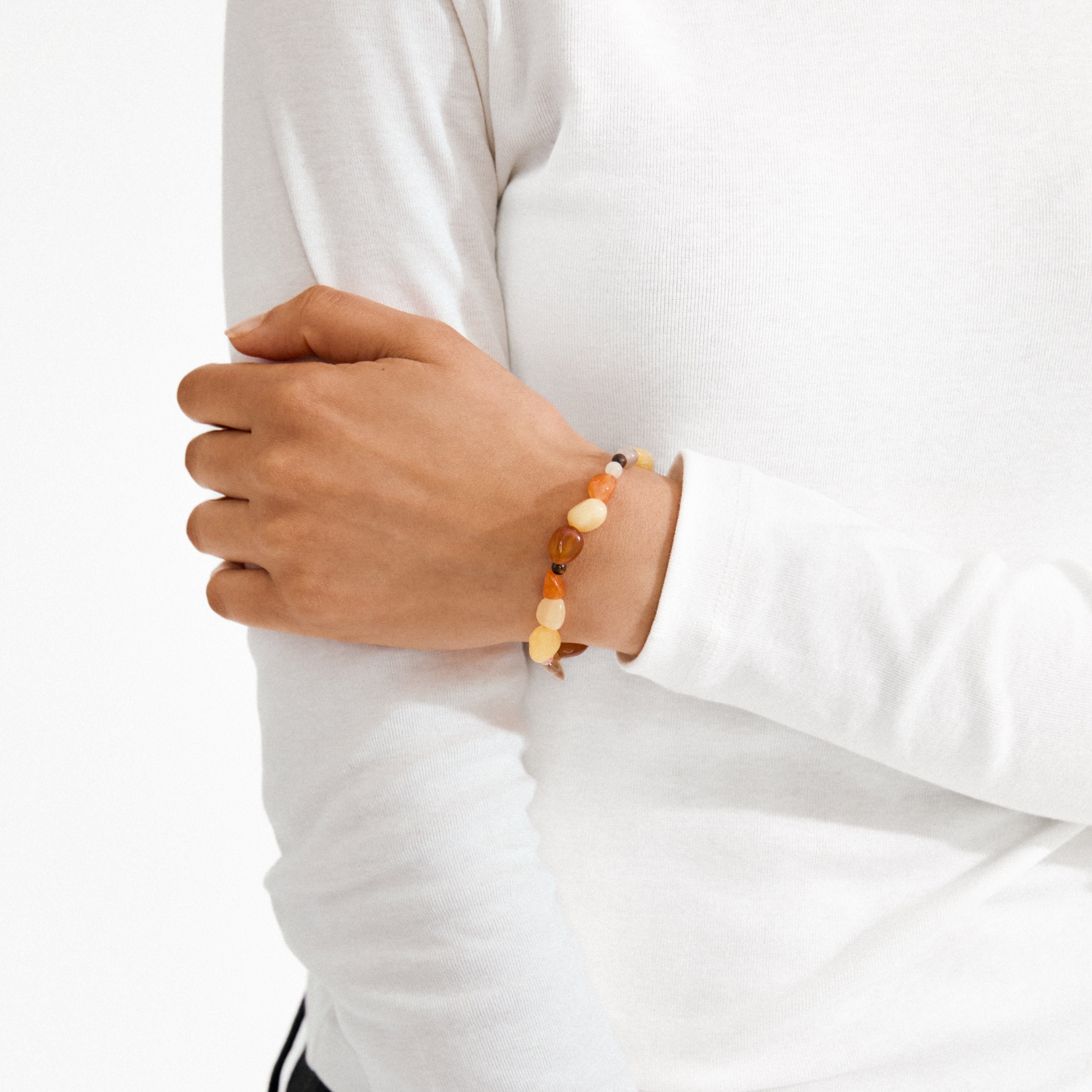 pilgrim-iris-armband-sand-multi-mit-halbedelsteinen image 3