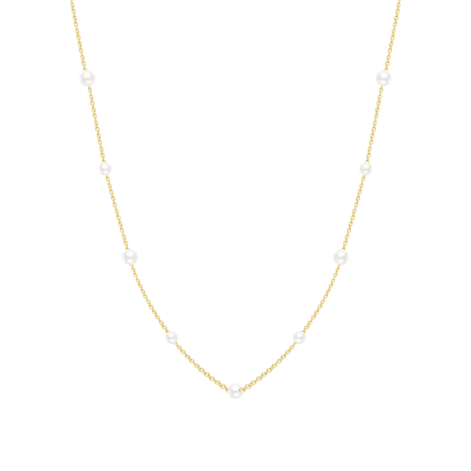 xenox-pearl-sea-halskette-925-sterlingsilber-18k-vergoldung-mit-perlen image 1
