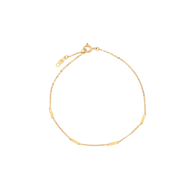 xenox-fine-tag-armband-585-gelbgold image 1