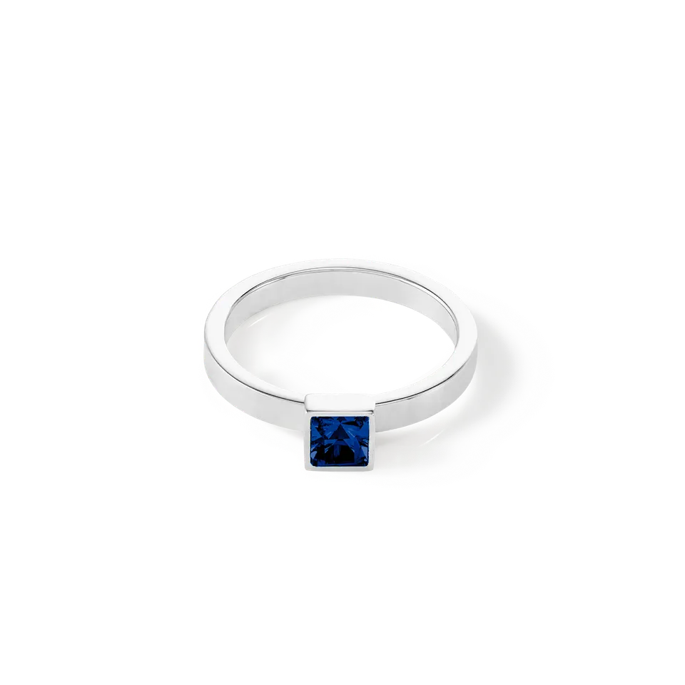 coeur-de-lion-brilliant-square-small-ring-silber-montana image 1