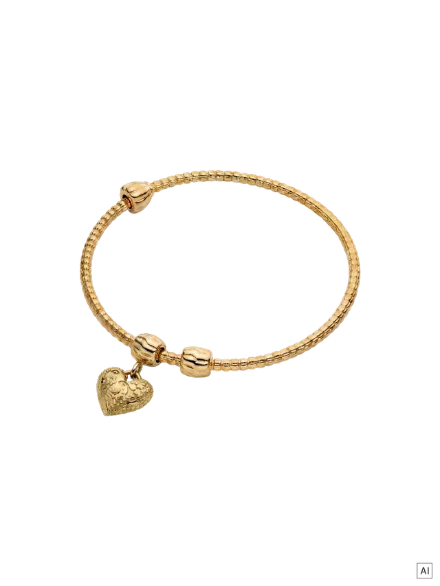 purelei-lei-vintage-heart-set-charm-armreif-vintage-herz-charm image 1